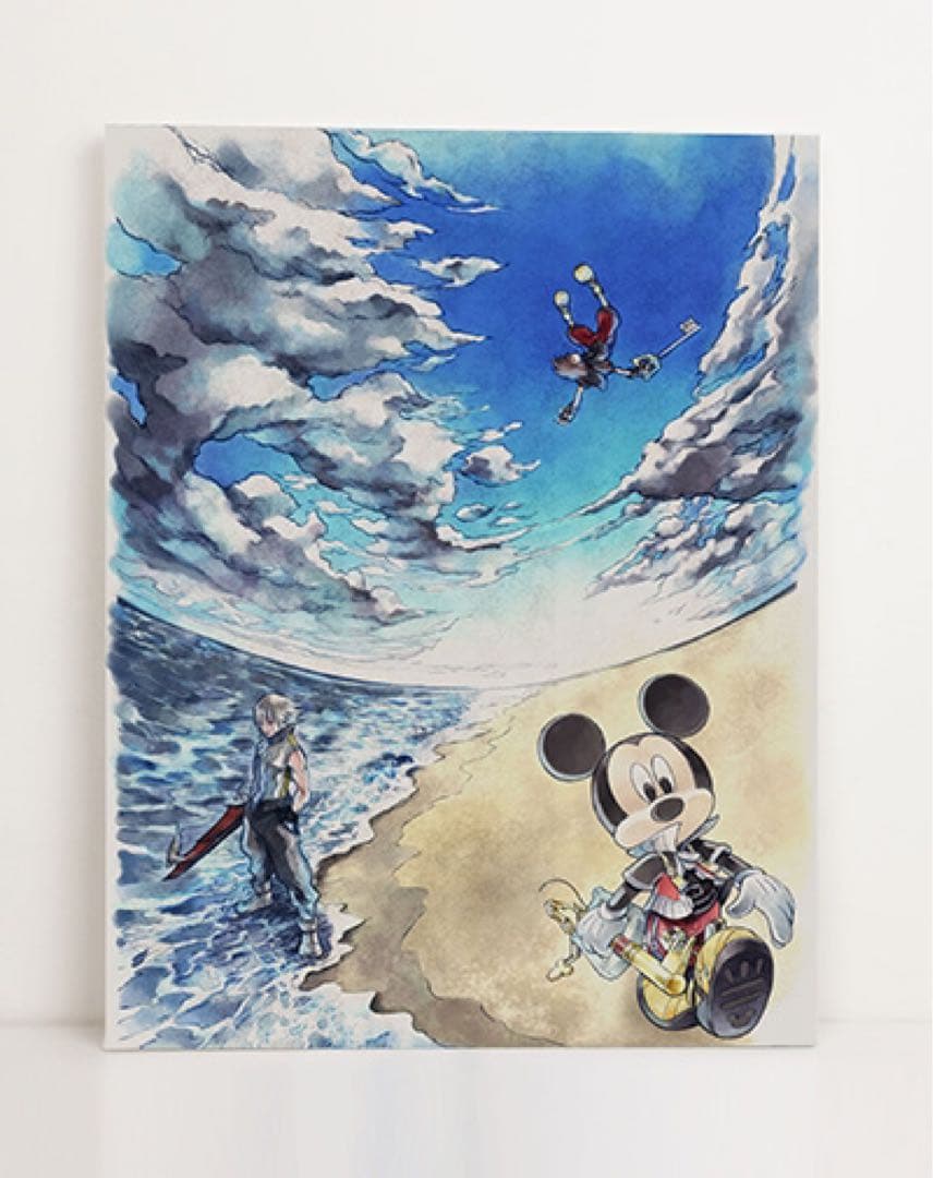 新品未開封　キングダムハーツ　キャンバスアート「距離」