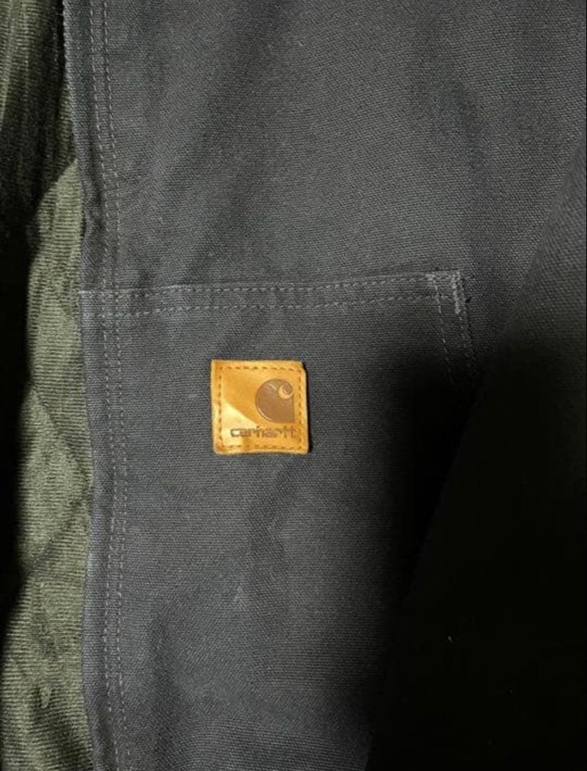 [希少]Carhartt アクティブジャケット　企業ロゴ