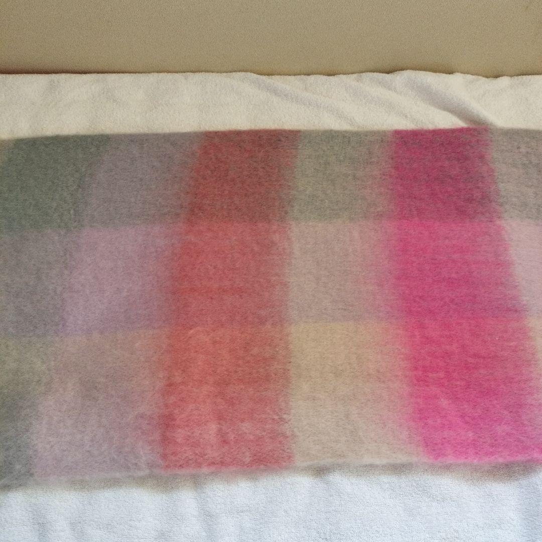 ピンク　ACNE STUDIOS　チェック柄　マフラー　スカーフ