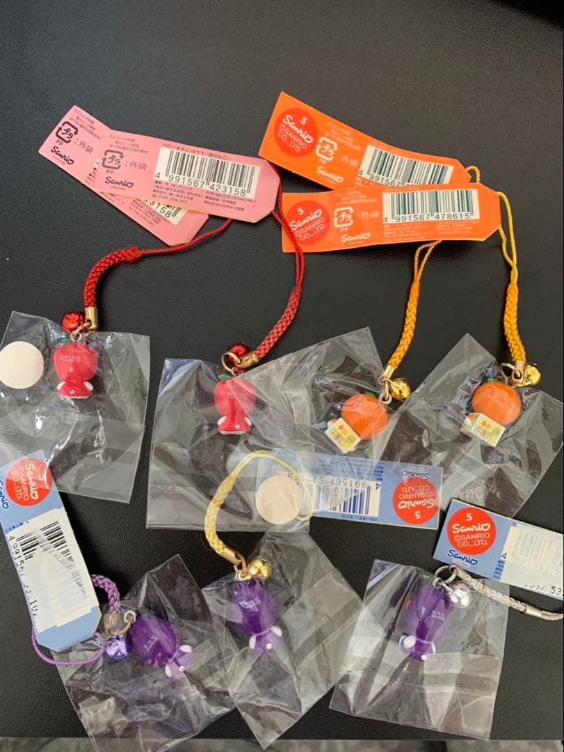 ハローキティ 根付 野菜 果物 17点セット