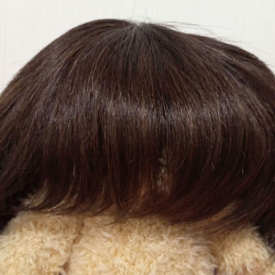 【タグ付】ラパンドアール リュネール ウィッグ 高級人毛使用 ナチュラルブラウン