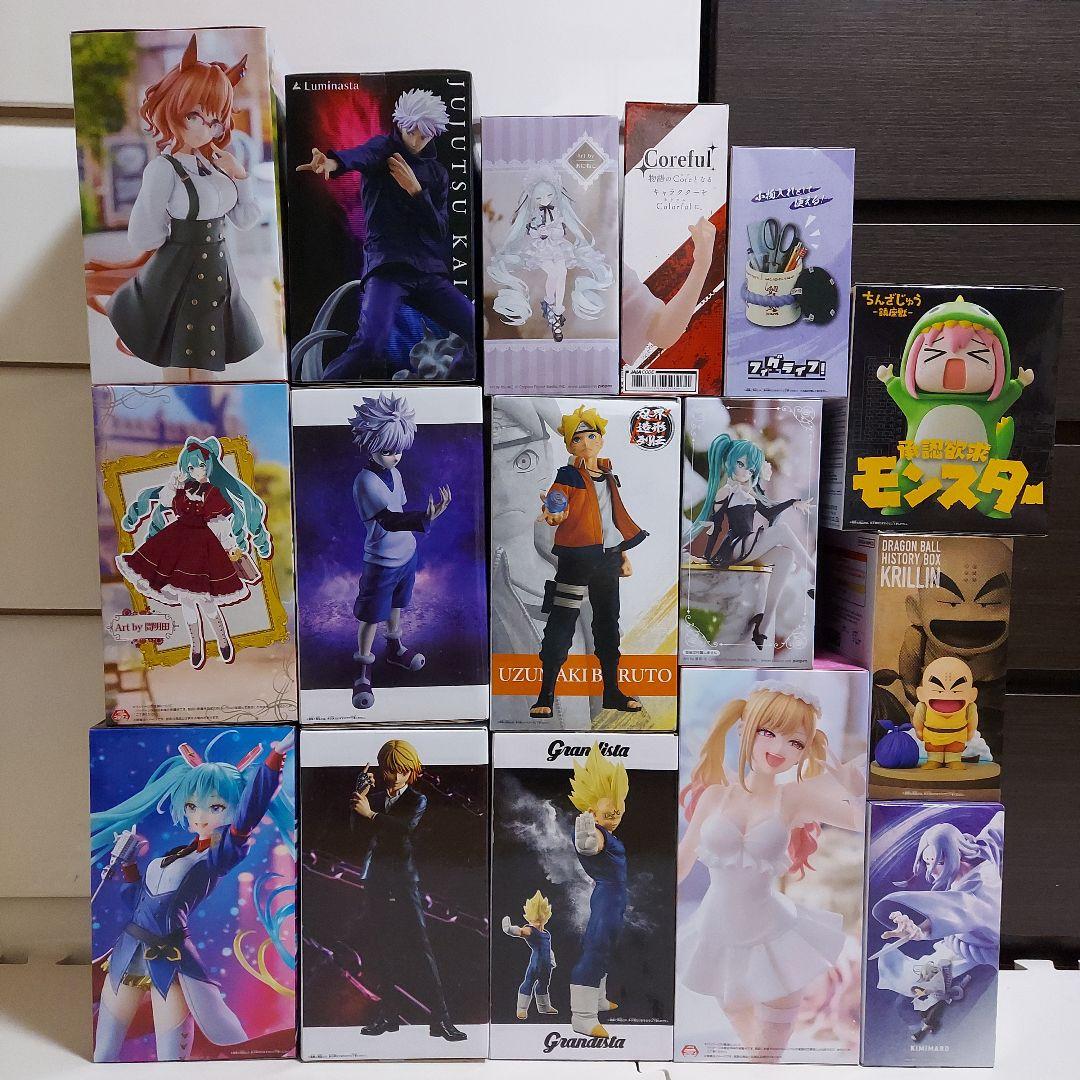 プライズフィギュアまとめ売り　16点　キルア　クラピカ　ヴィンテージドールミク等