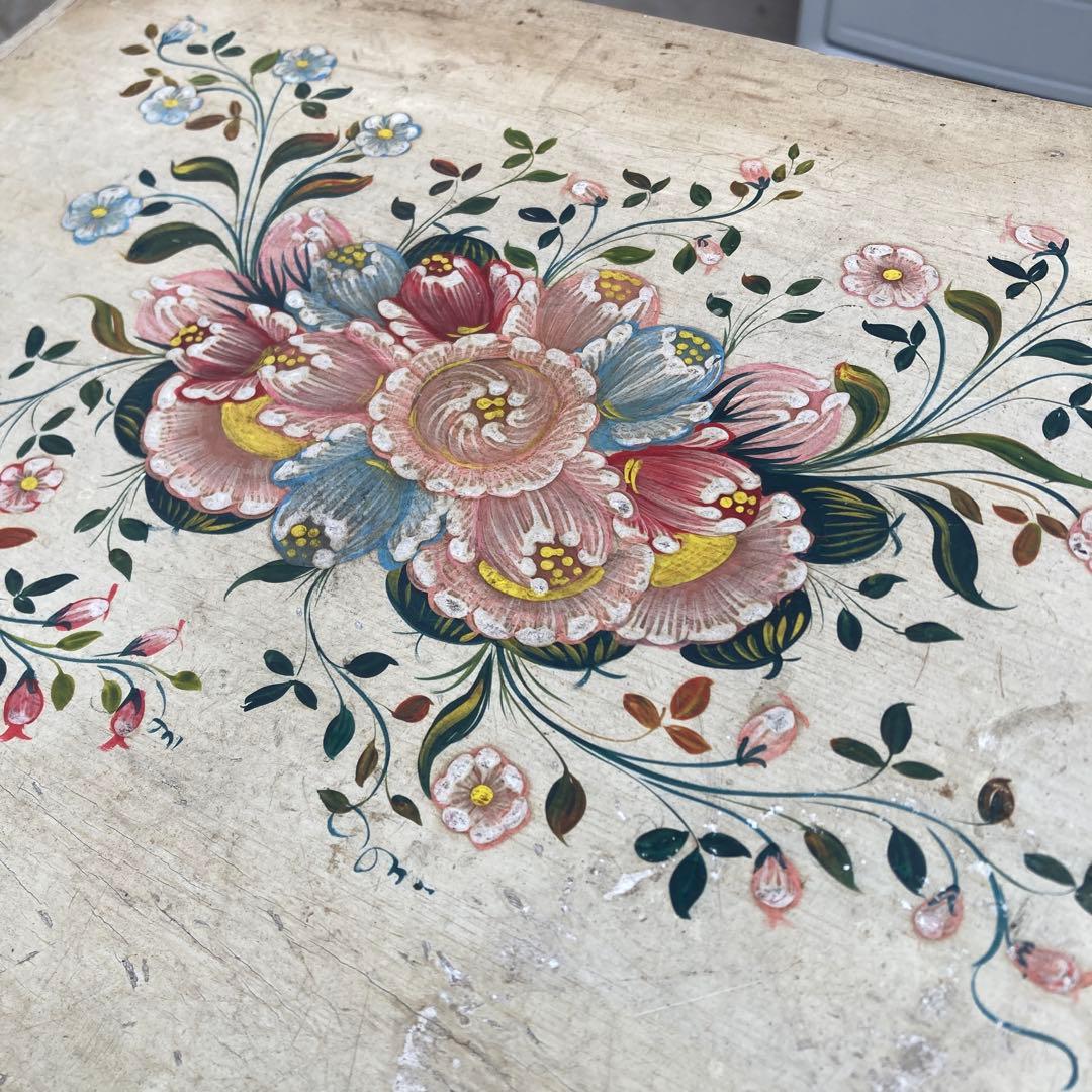 n*2様 西洋 古家具 チェスト 7段 花柄 イタリア製 アンティーク