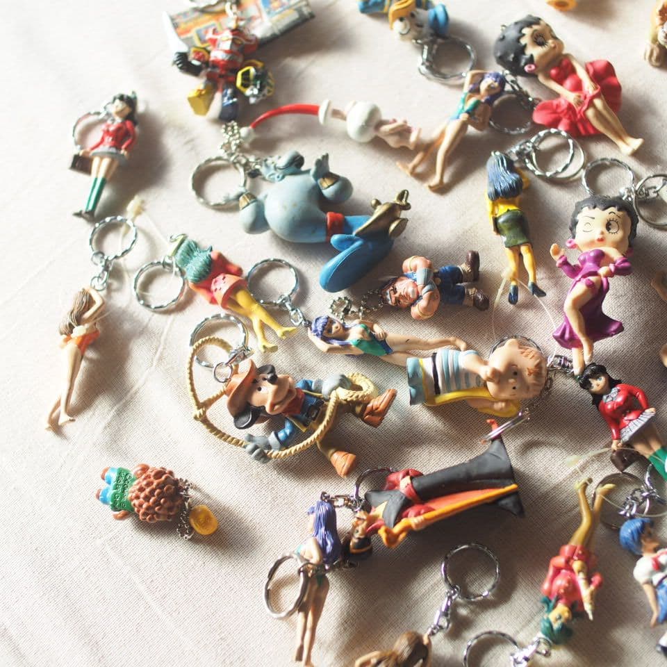 キャラクターキーホルダーセット多数 おもちゃ レトロ ディズニー他まとめて