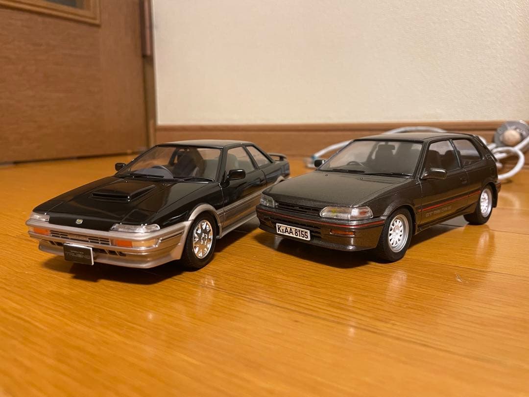 タミヤ 1/24 スプリンタートレノ GT-Z & カローラFX-GT 完成品