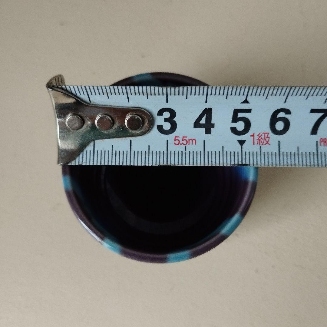 九谷焼　②徳田正彦（三代　徳田八十吉）人間国宝　ぐい呑　盃　お猪口　酒器