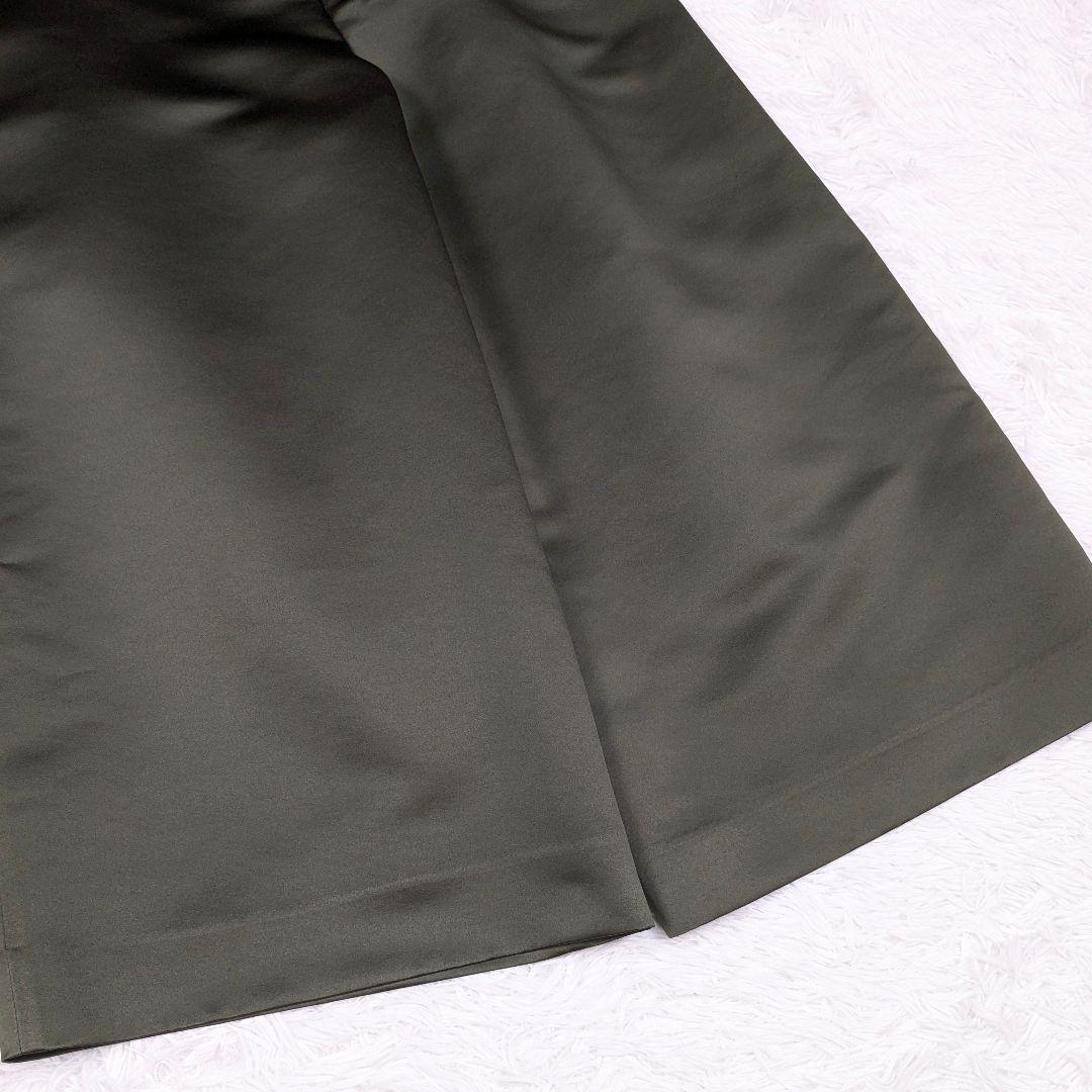 未使用 美品 2024SS Heve サテンフレアガウチョパンツ 36