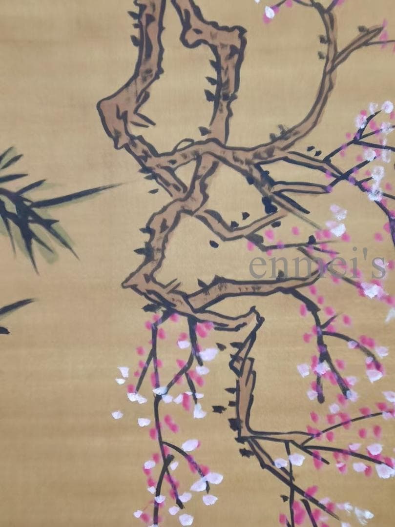 中国古美術 清代 冷枚作款 仕女図 水墨画 絹本 四尺 肉筆 文房置物 掛け軸