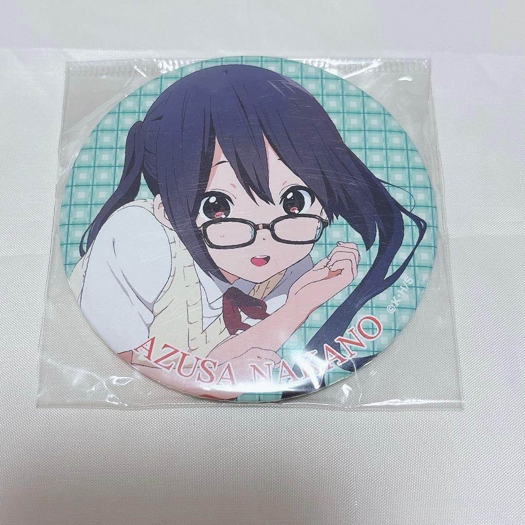 けいおん デカバッジ デカバッチ TBSストア 中野梓 缶バッジ メガネ