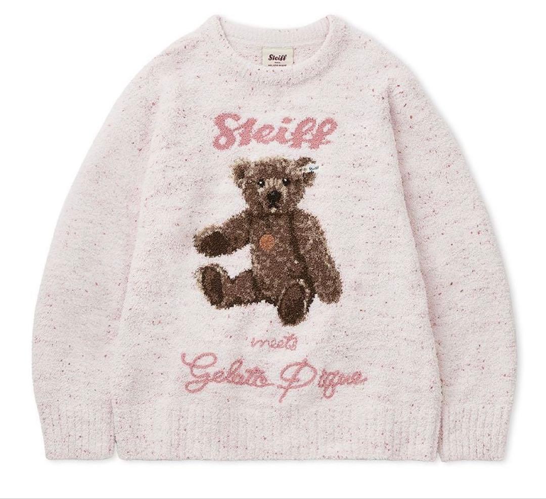 ジェラピケ パウダーネップジャガードプルオーバー ネップアランロングパンツ