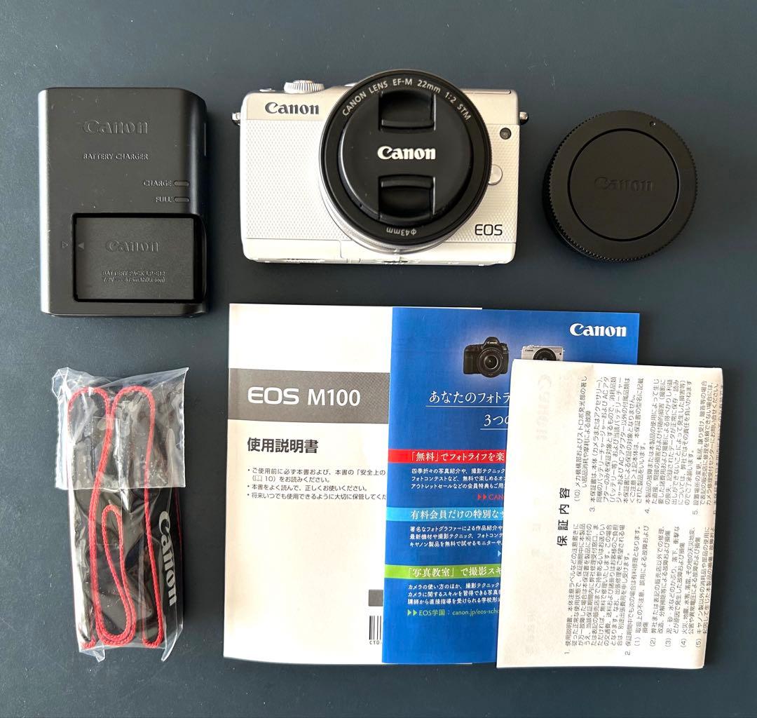デジタルカメラ Canon EOS M100 (EOSM100WH-WLK)