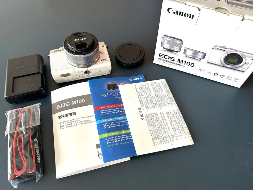 デジタルカメラ Canon EOS M100 (EOSM100WH-WLK)