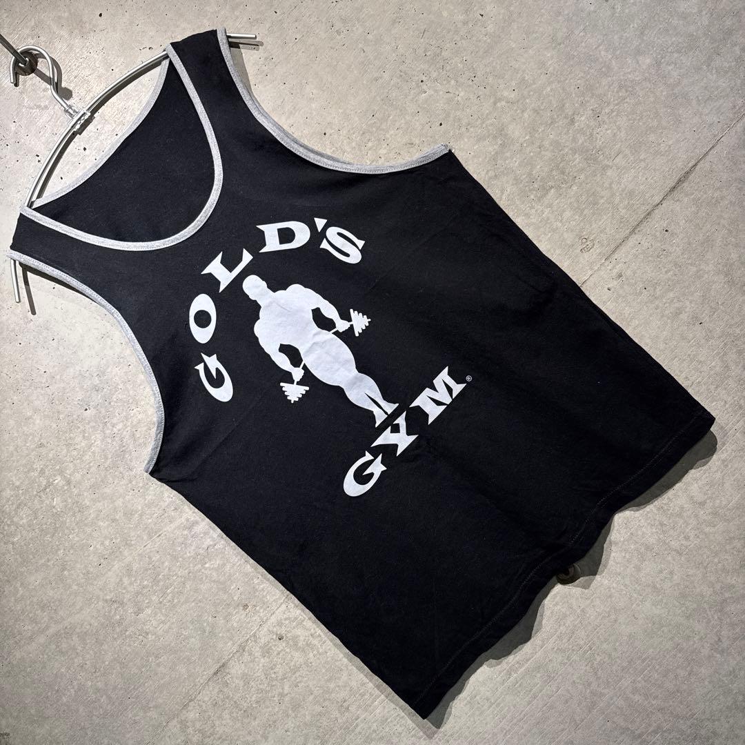 やまなーGOLD'S GYM リンガータンクトップ 黒　横川尚孝着用モデル