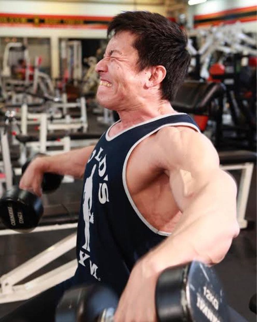 やまなーGOLD'S GYM リンガータンクトップ 黒　横川尚孝着用モデル