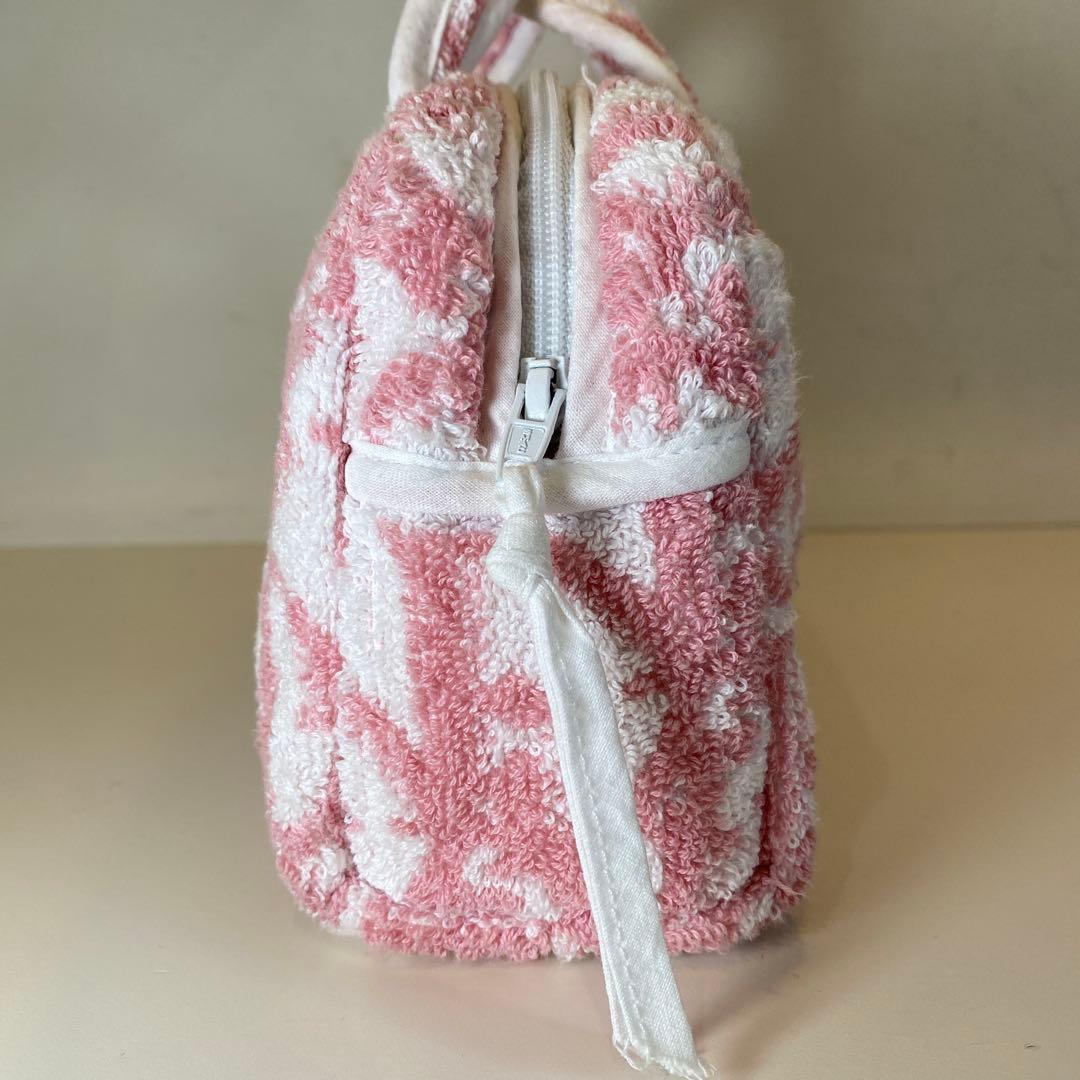 DIOR ピンク　パイル地　ミニボストンバッグ