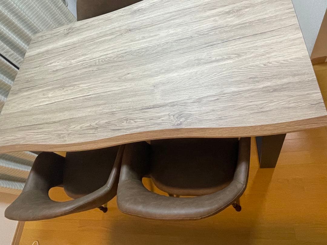 【引き取り限定】ダイニングテーブル 4点セット 140x80 cm