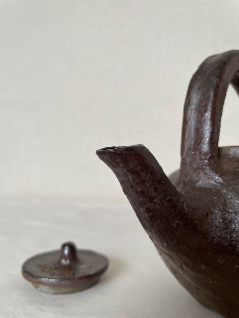 國吉清尚 作　焼締 土瓶