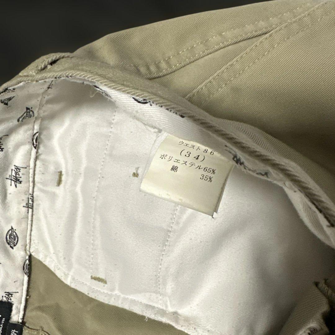 Stussy Dickiesコラボ　チノパン ウエスト34インチ