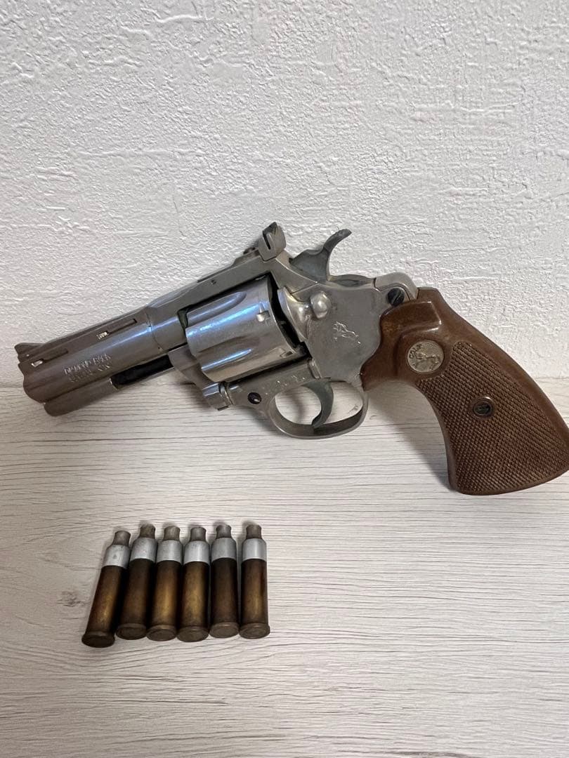 CMC 金属製シルバーリボルバー モデルガン　ビンテージ