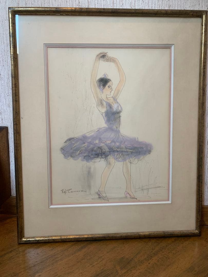 田村孝之介のバレリーナの絵画