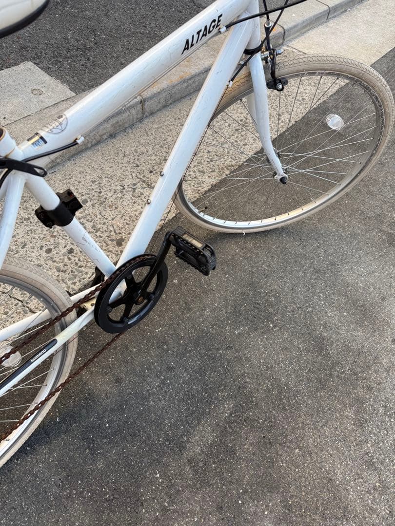 144 自転車 大阪市 【引取り限定】 26インチ 変速付き クロスバイク