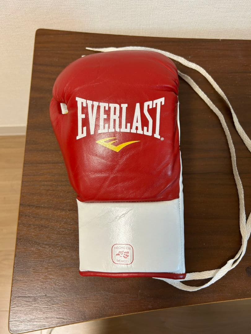 EVERLAST ボクシンググローブ 赤白