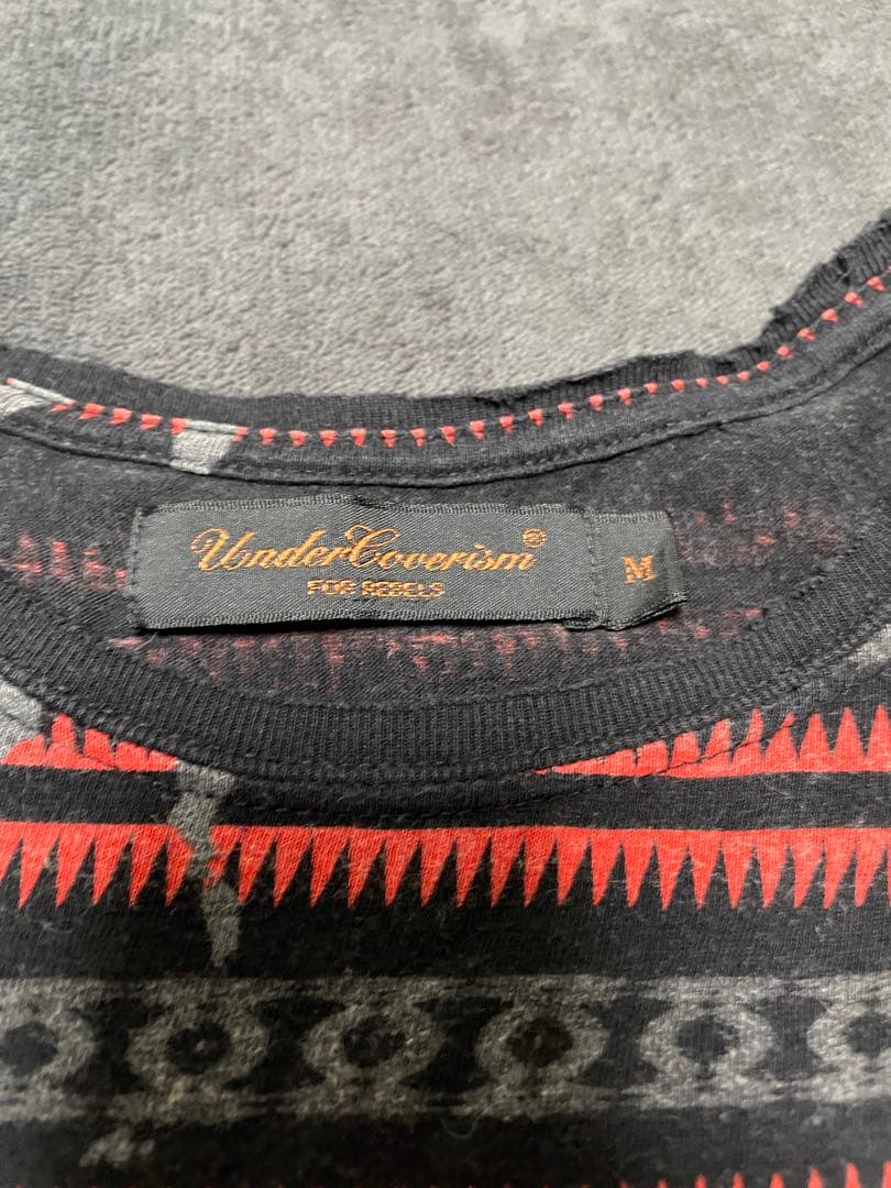 UNDERCOVER SCAB期 ノースリーブ 総柄 カットソー
