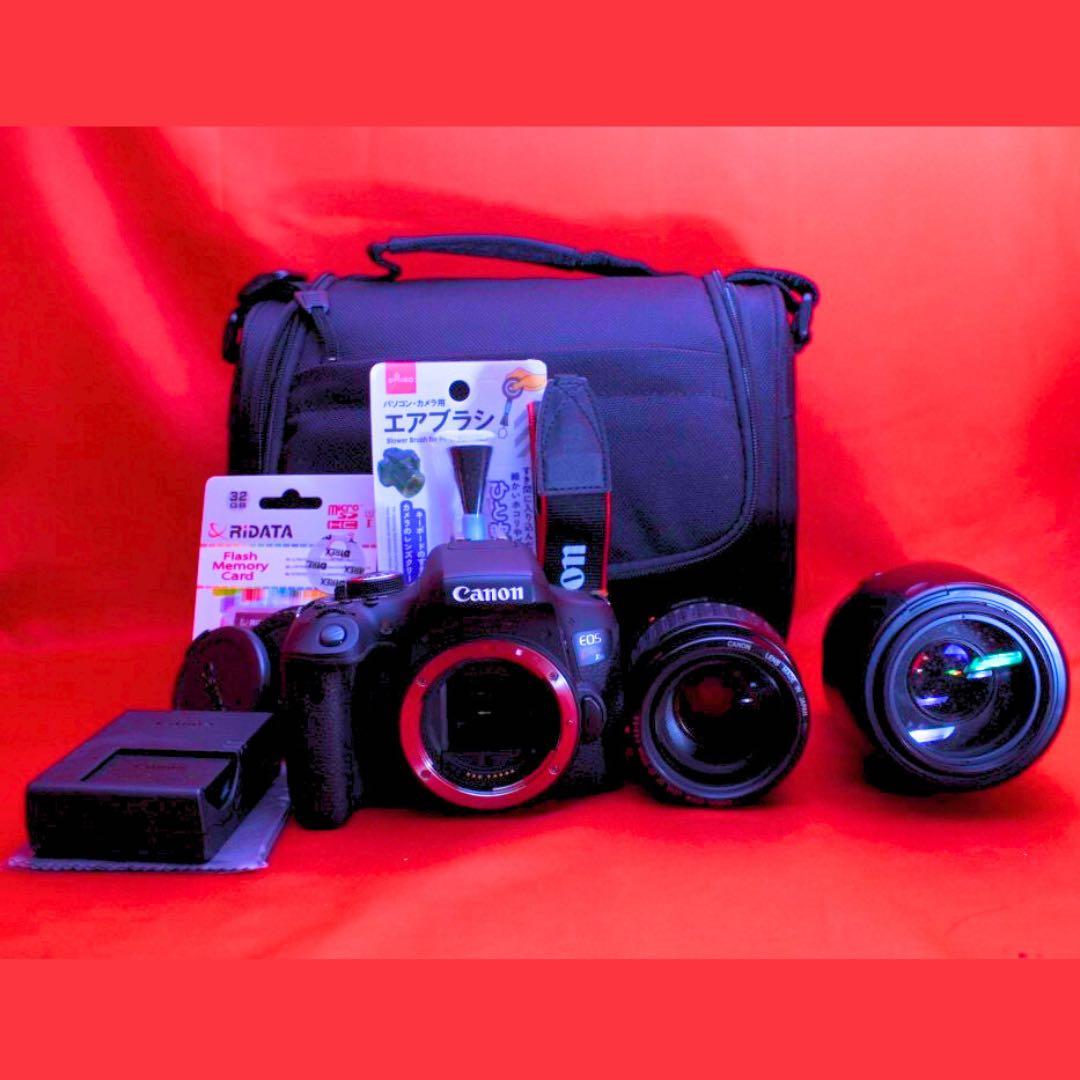 ⭐️超人気機種⭐️ Canon Kiss x8i ダブルレンズ　初心者オススメ