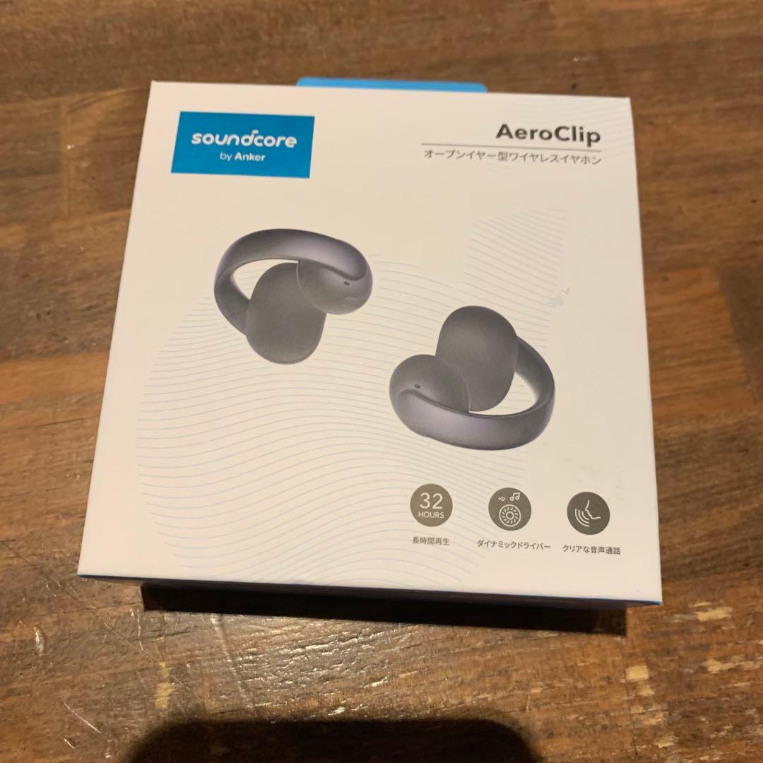 Anker ワイヤレスイヤホン　Soundcore AeroClip 美品