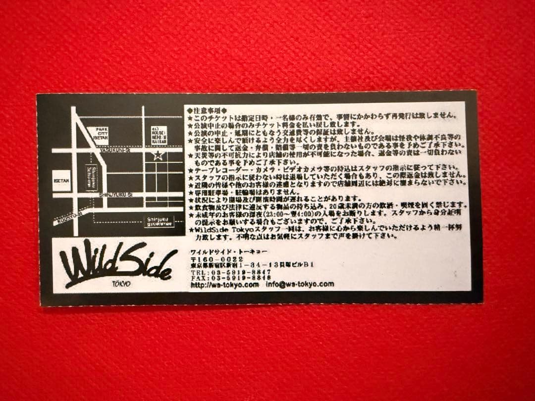 SUMMER GAME チケット 2019年8月22日 半券　NEMOPHILA