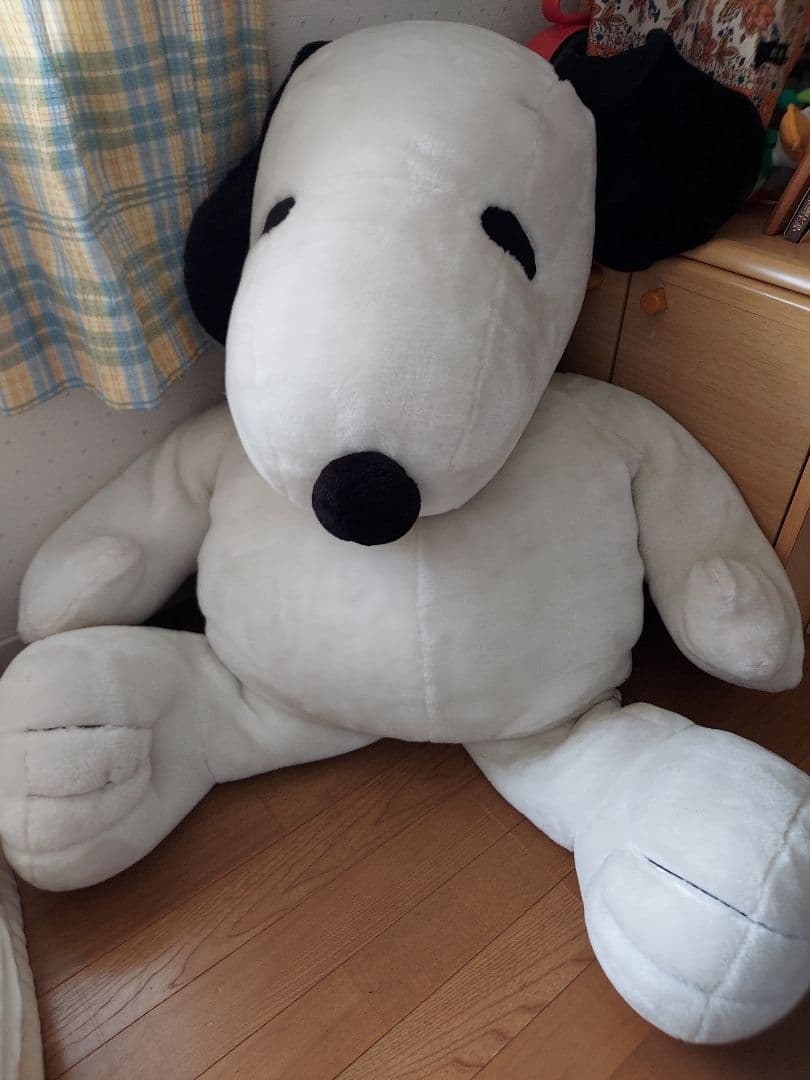 巨大スヌーピーのぬいぐるみ☆