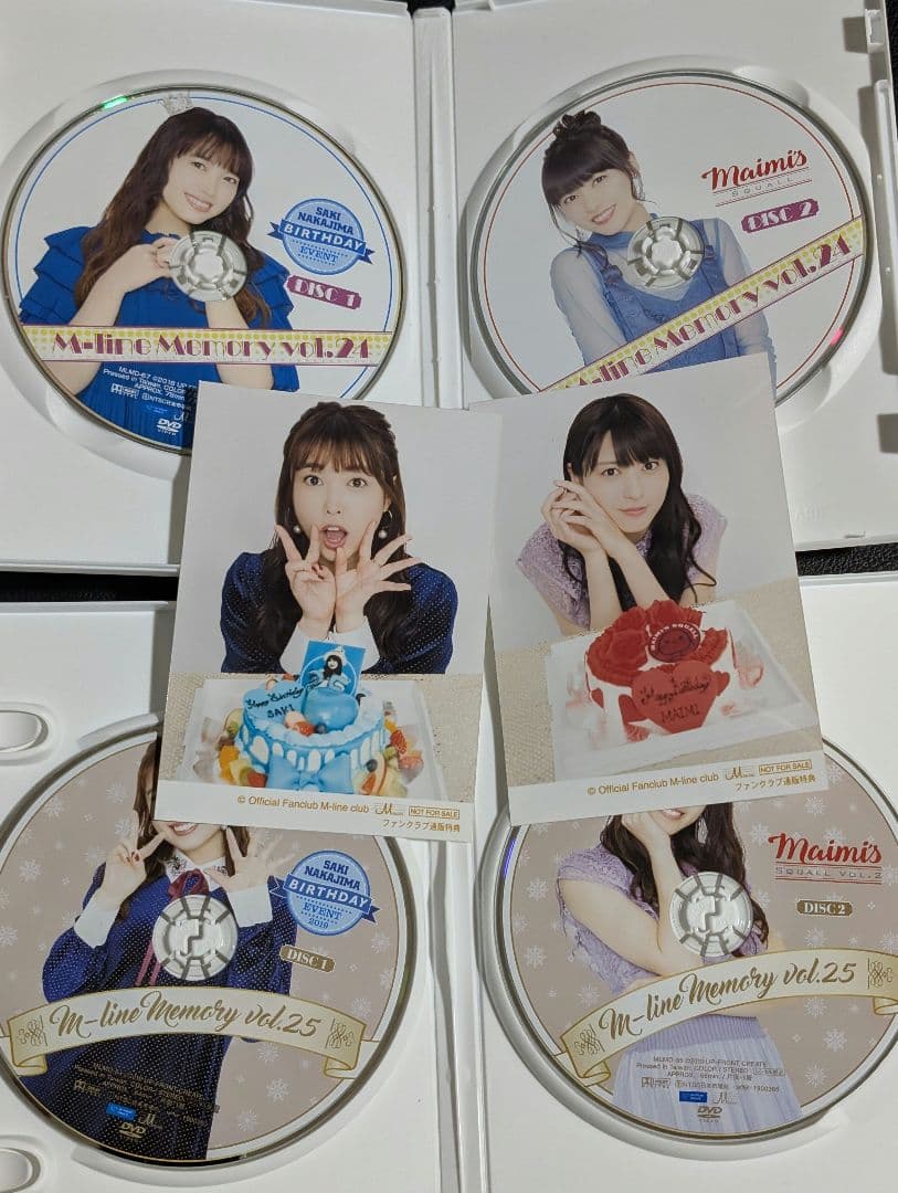 矢島舞美 中島早貴 バースデーイベントDVD2本セット ℃-ute 生写真付き