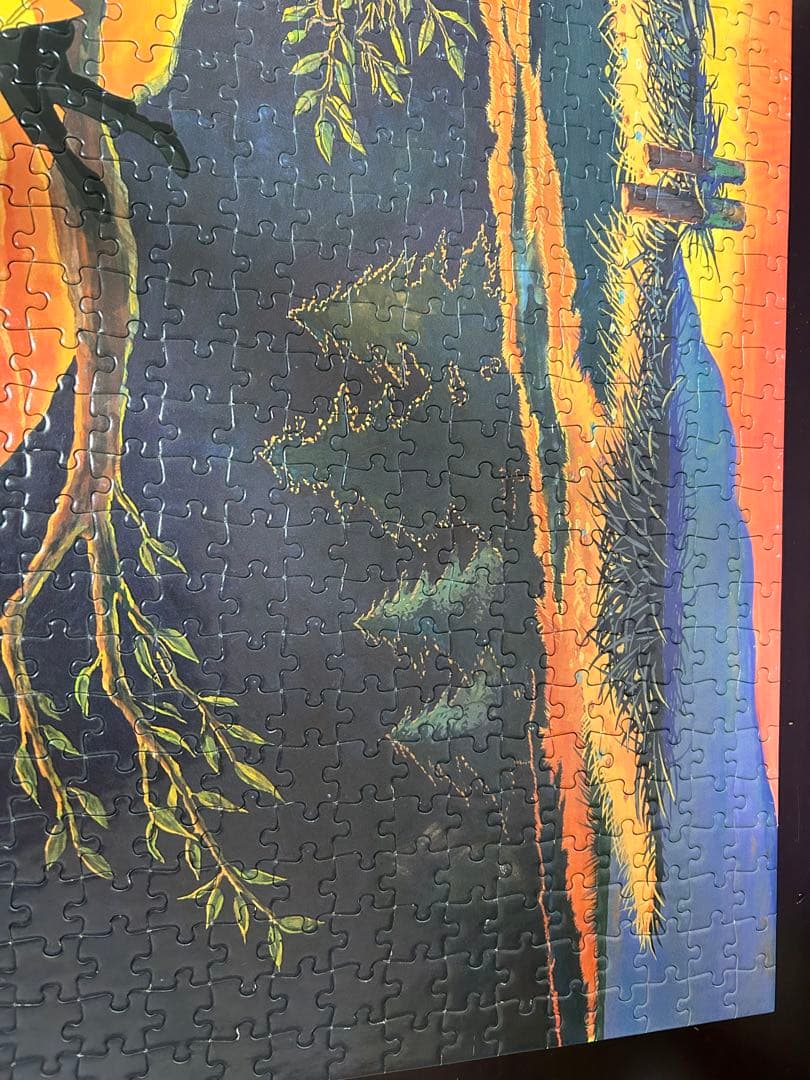 ジグソーパズル　ムーミン　夕暮れのスナフキン　1000ピース　中古品