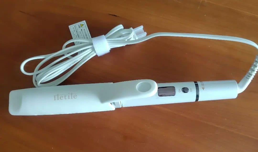 Letile ヘアアイロン コンパクト ホワイト