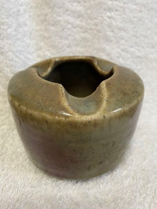 #希少陶器河合寛次郎高橋一智作飛辰砂紬灰落　超レア品