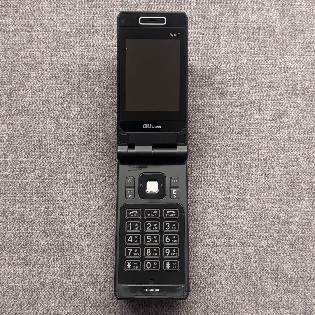 【概ね美品】 au WIN W41T ブラック 本体のみ