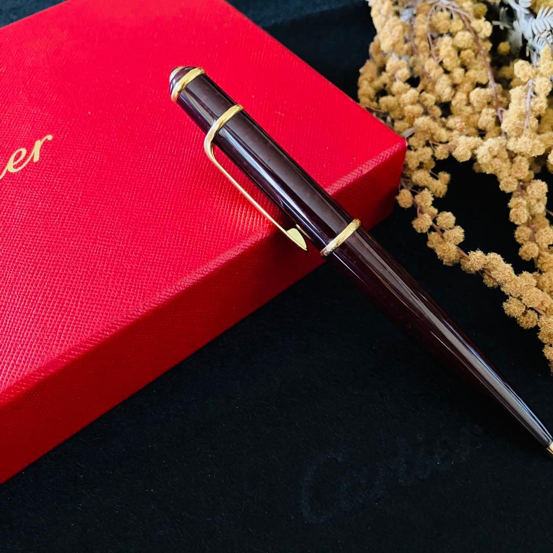 【Cartier】ディアボロ ボールペン バーガンディレッドラッカー仕上げ