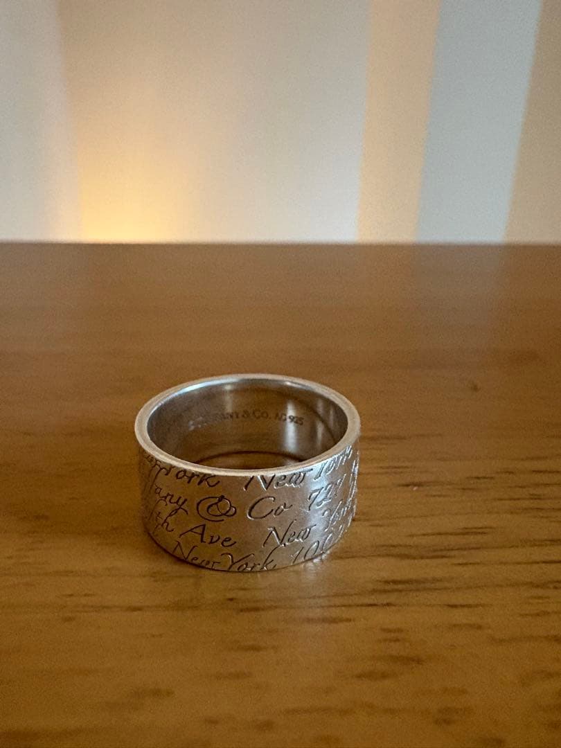 ティファニー ノーツ ワイド 20号 リング