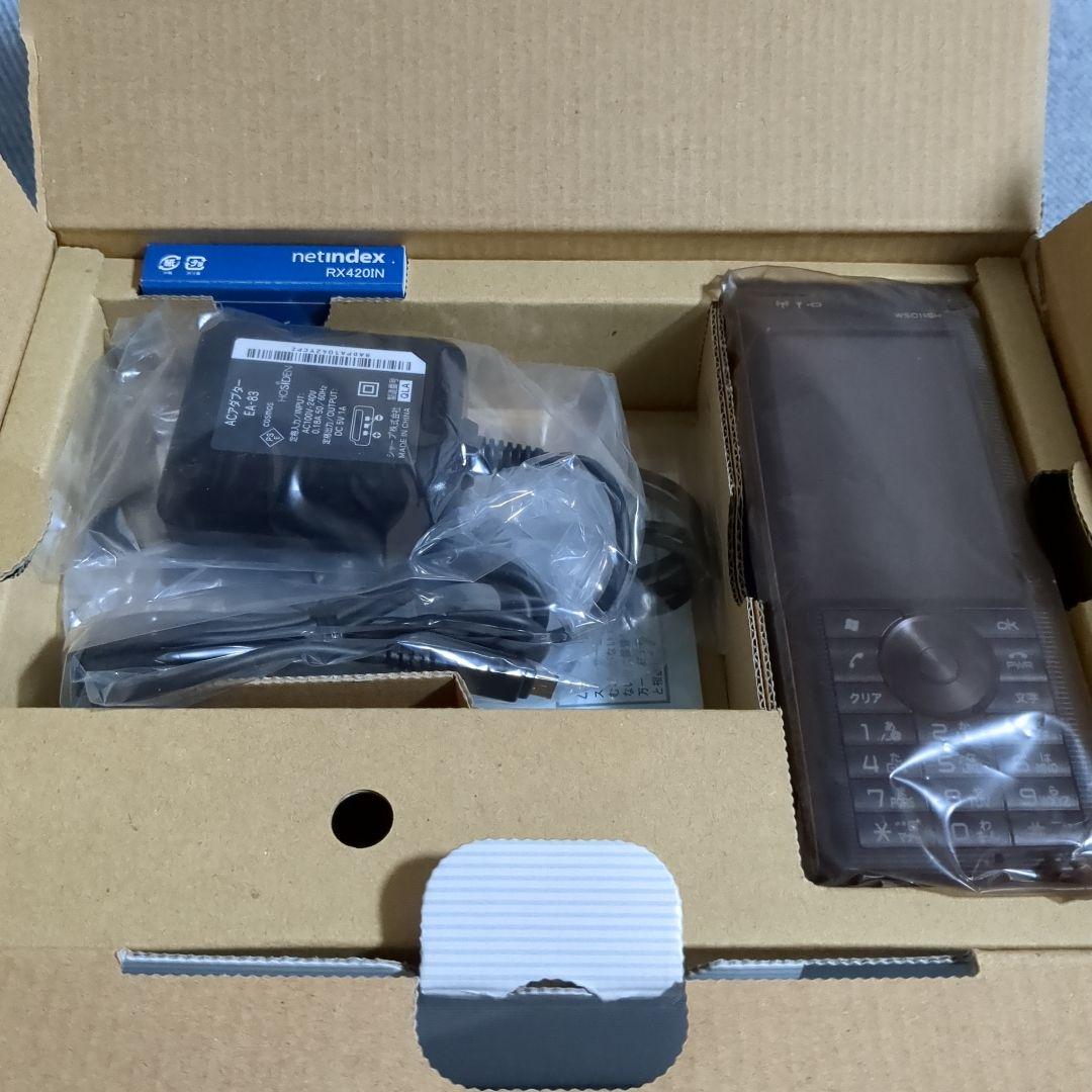 [未使用] WILLCOM SHARP WS011SH1(B)