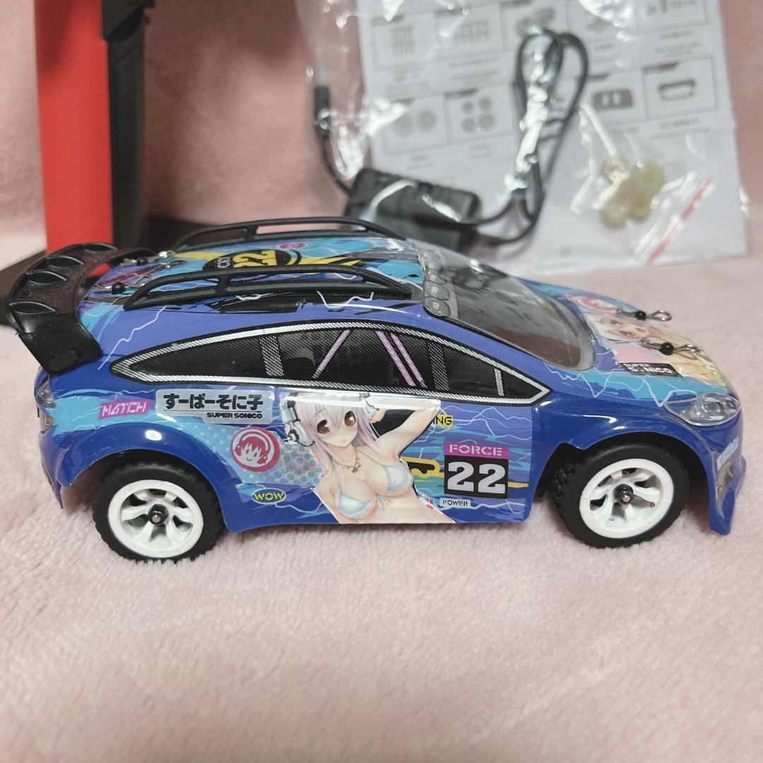 LOUJIN 284010 すーぱーそに子 痛車仕様 ラジコンカー 1/28