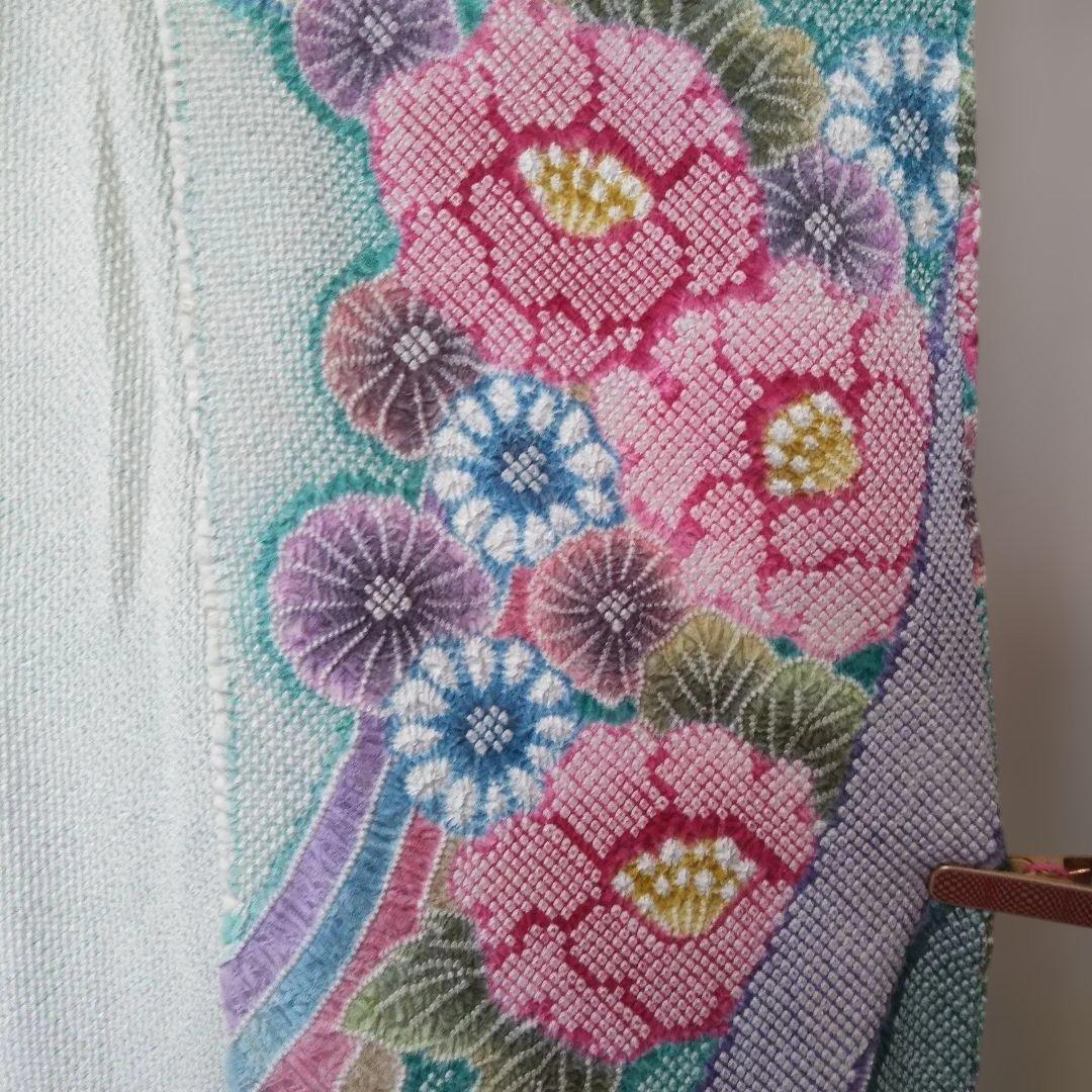 s*n様 藤娘　総絞り振袖未仕立て仮絵羽