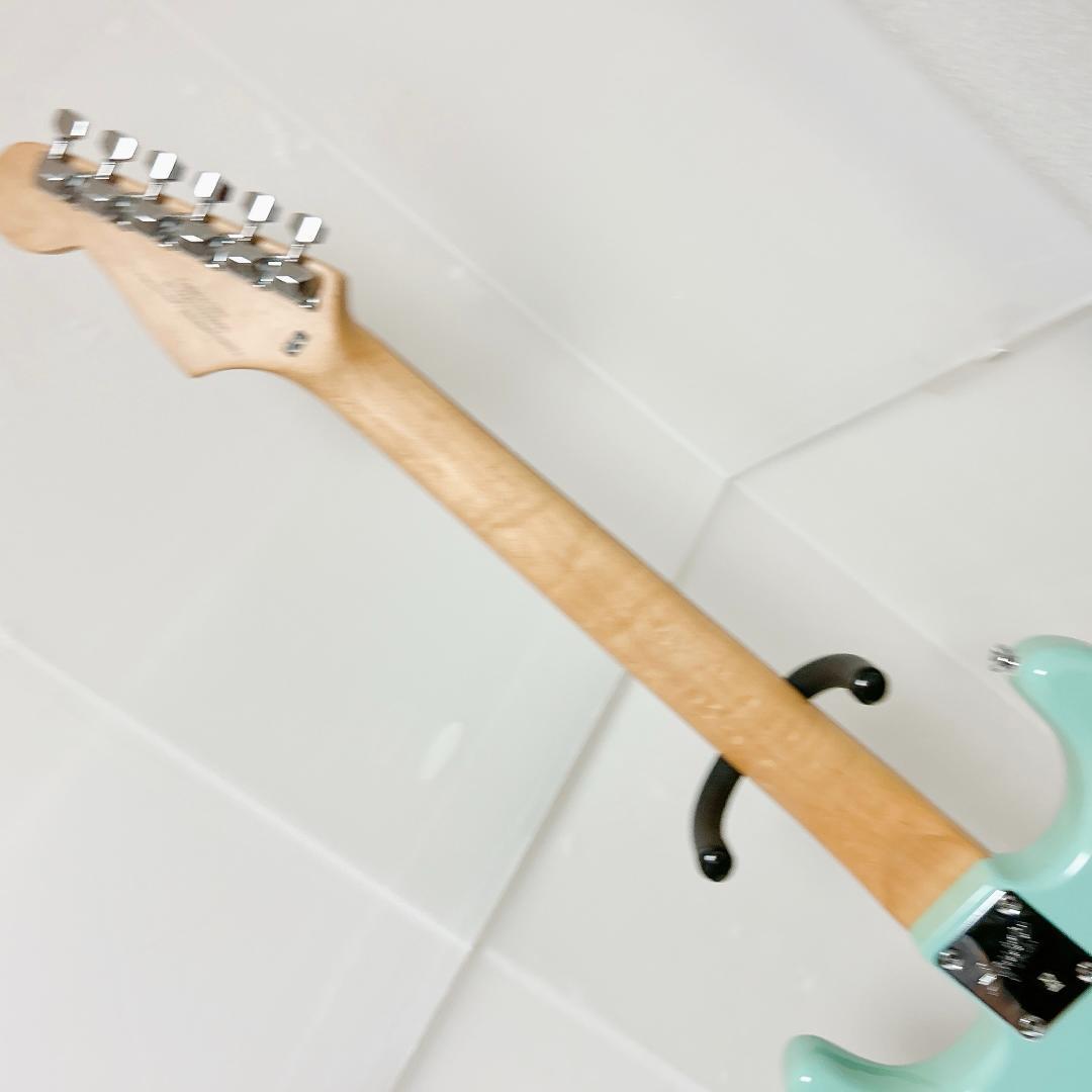 美品 Squier スクワイヤー Stratocaster サーフグリーン