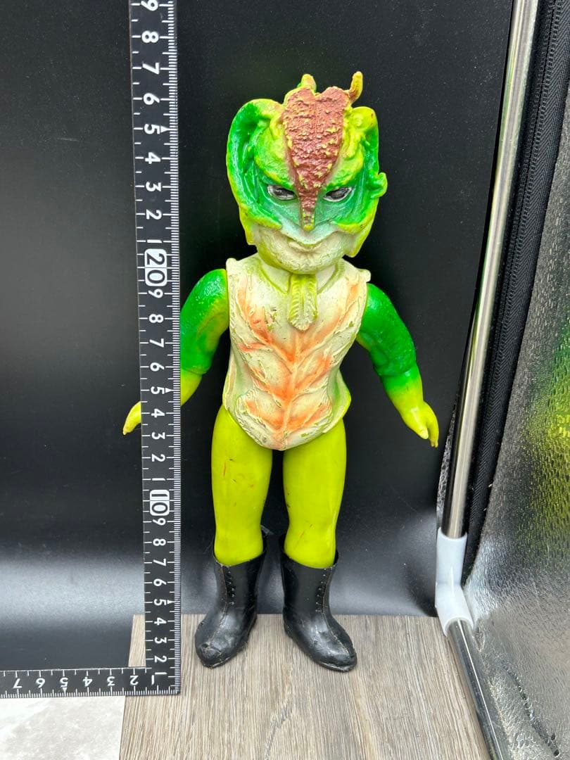Ｒ１　旧バンダイ　バンザイマーク　ソフビ　仮面ライダー　怪人　サラセニアン