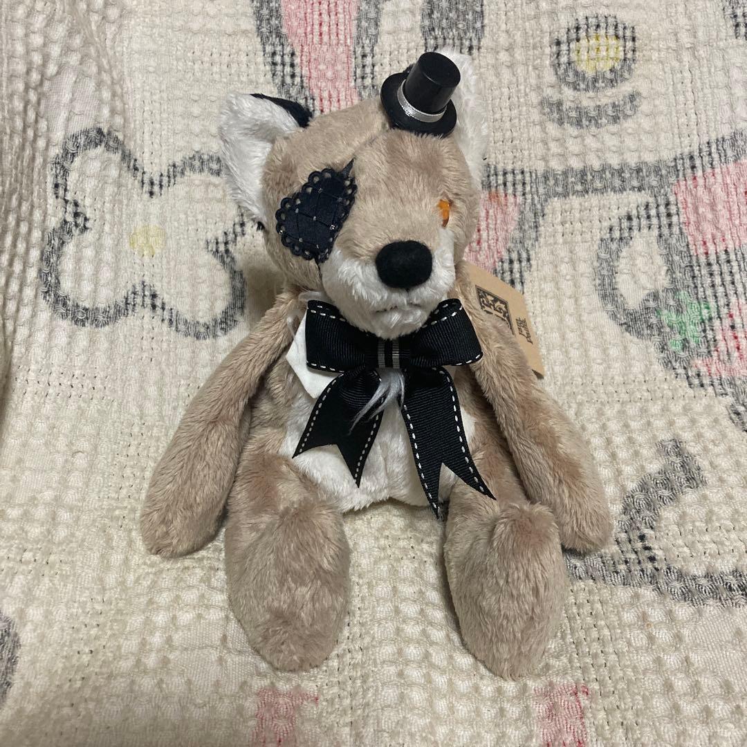 ぬいぐるみ　作家　jam or pains.さん　オオカミ　ぬいぐるみ　中古品