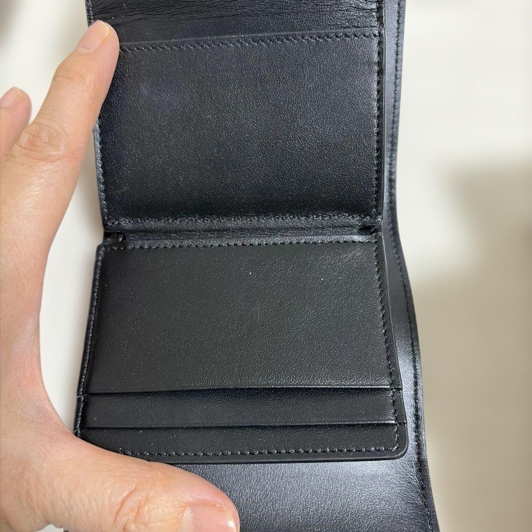 セリーヌ　スモール フラップウォレット トリオンフ / シャイニーカーフスキン