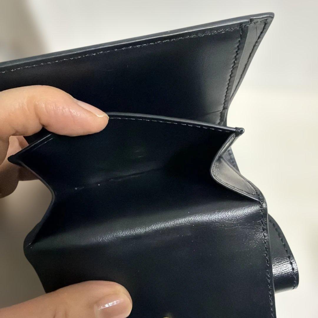 セリーヌ　スモール フラップウォレット トリオンフ / シャイニーカーフスキン