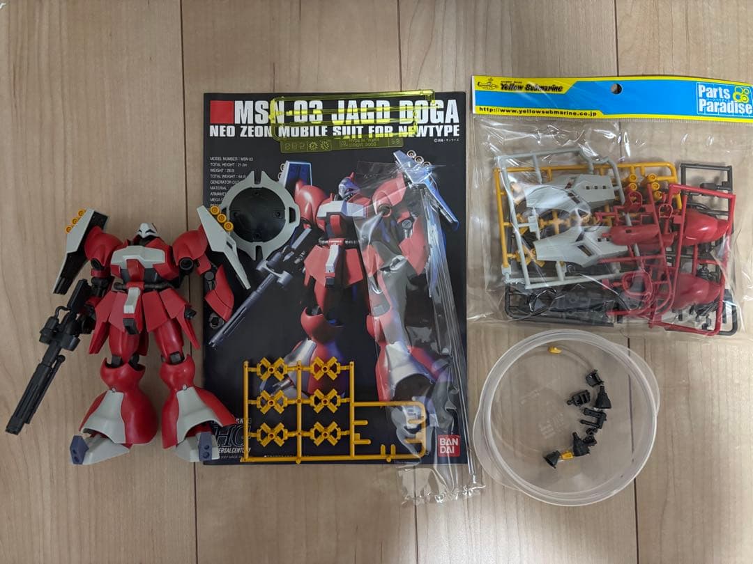 ガンプラ RG高機動型ザク　HG ルブリス ディランザ ローズ ヤクトドーガ