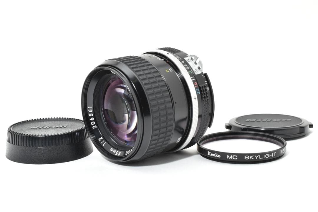 ニコンNikon AI NIKKOR 85mm F2中望遠単焦点#2639917
