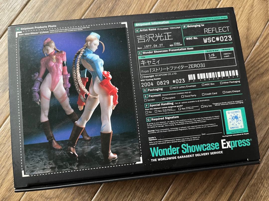 ワンダーショウケース　ストリートファイター　キャミィ　ガレージキット