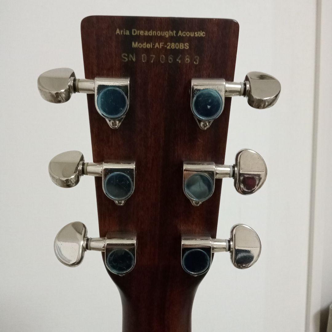アコースティック　ギター　Aria AF-280 BS　ドレッドノート